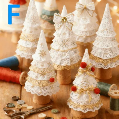 Patchwork Christmas Tree Decoration Kit