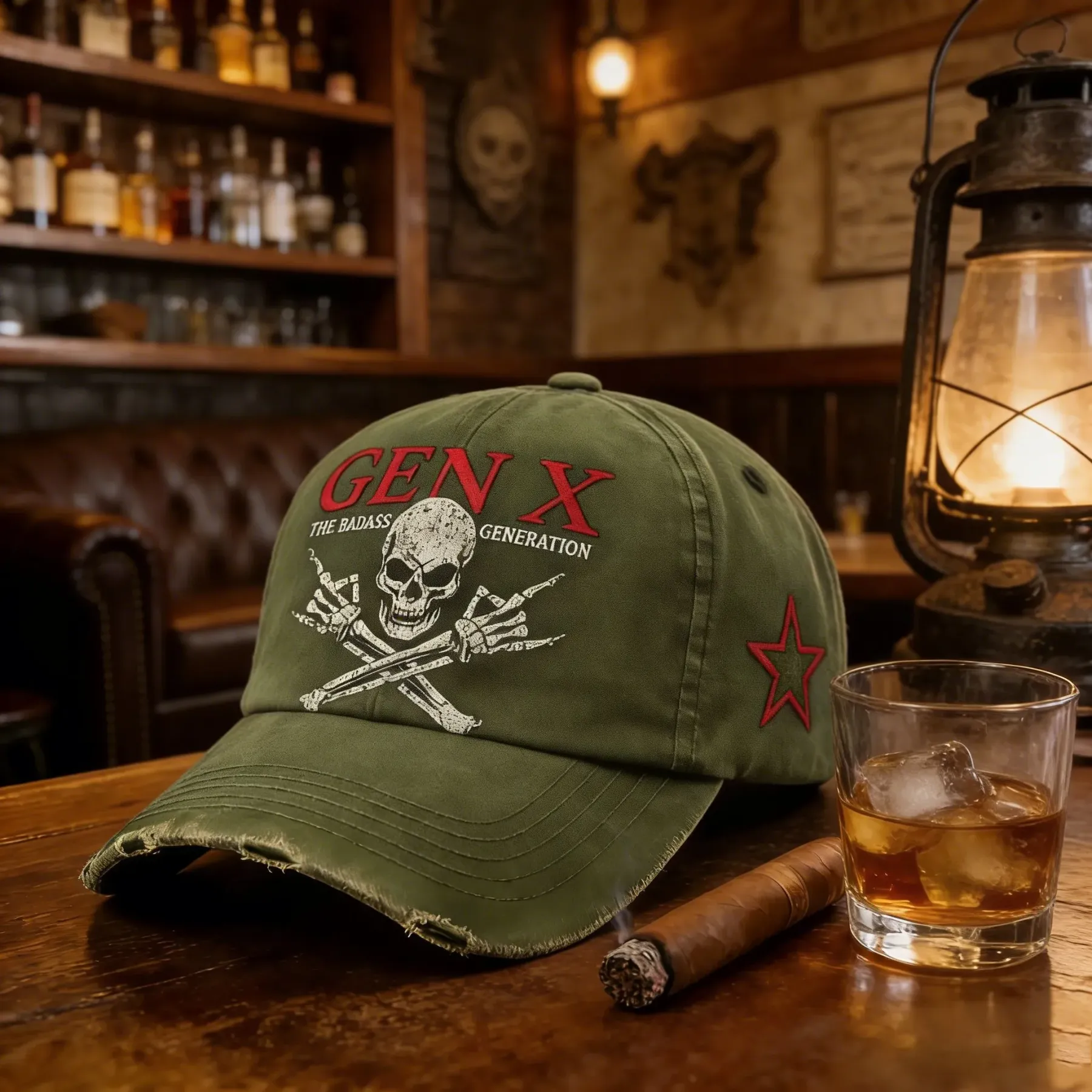 🔥LAST DAY 50% OFF - 💀GEN X Badass Skull Cap 🏴‍☠️