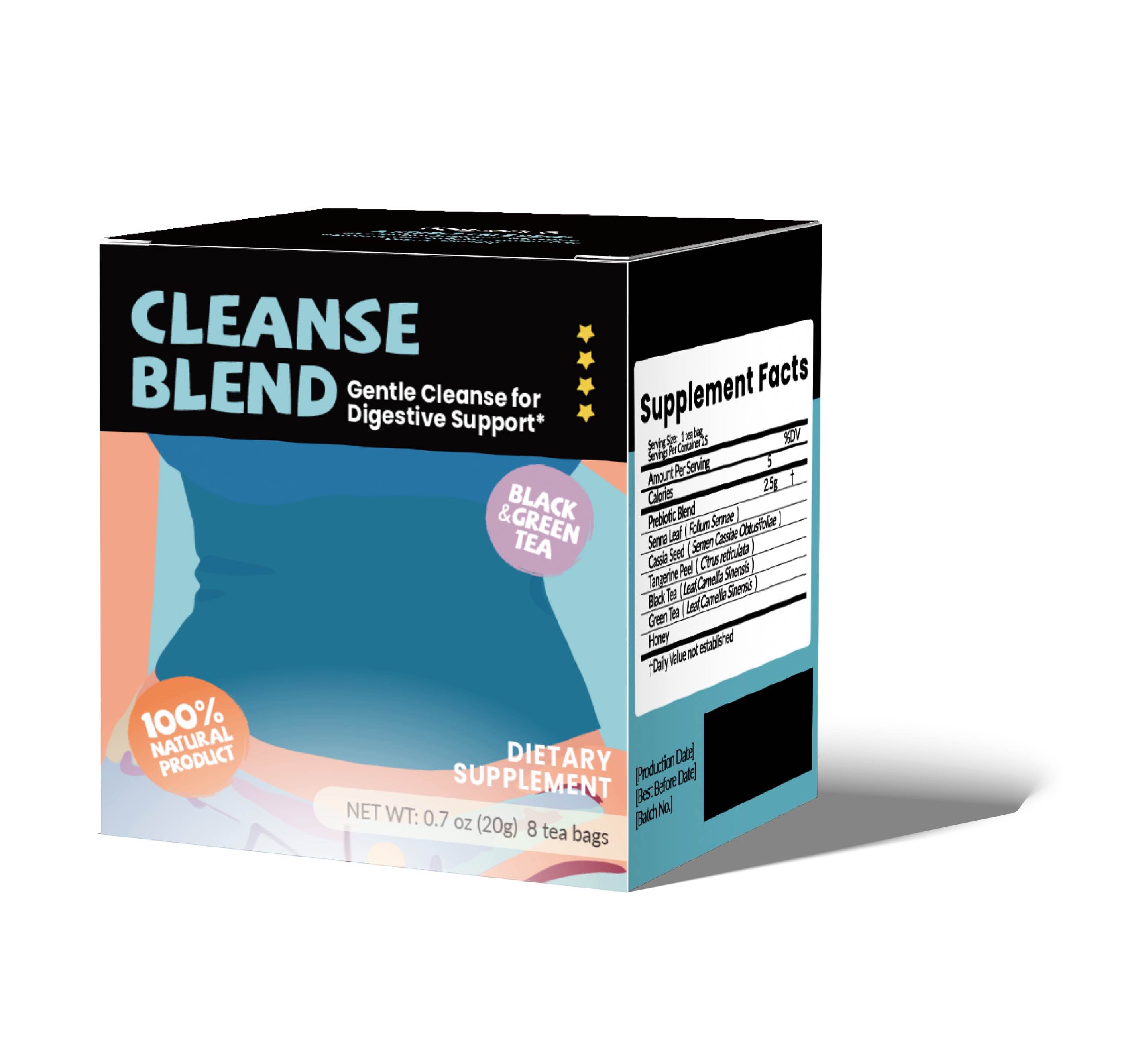Cleanse Blend ⭐⭐⭐Gentle Herbal Tea for Digestive Cleanse & Bowel Support