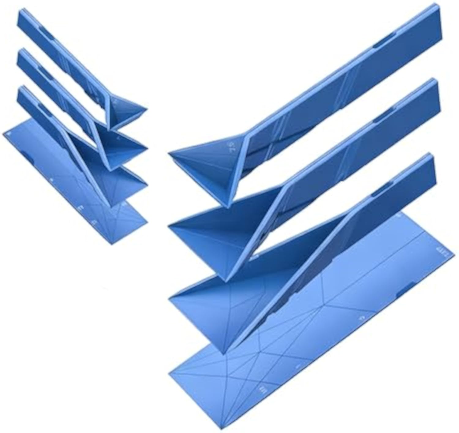 Adjustable Silicone Measuring Spoons Set with Magnetic Flat Cup – Ideal for Accurate Measurement of Flour, Salt, Powder, Chocolate, Butter, and Honey – Perfect for Cooking and Baking Needs(Blue)