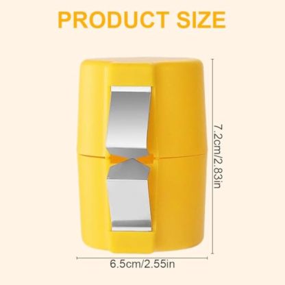 Stainless Steel Egg Shell Opener, 2025 New Egg Shell Cutter Egg Shell Separator for Raw Eggs Gadgets, Multifunctional Egg Cutter Egg Cracker Separator for Home Kitchen (Red)