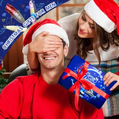 Fishing Advent Calendar 2025 for Men, Adult Anglers, Teen Boys - 24 Days Christmas Countdown Calendar with Fishing Lures Set | Unique Xmas Gifts for Dad, Boyfriend, Fishermen