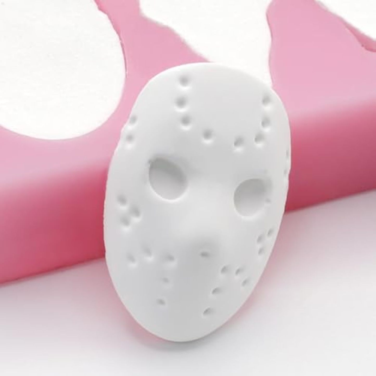 Halloween Silicone Molds for Chocolate,6 Cavities Halloween Large Scary Movie Characters Heads Chocolate Molds, Funny Horror 3D Halloween Chocolate Candy Molds for Soap Pudding Jelly Making