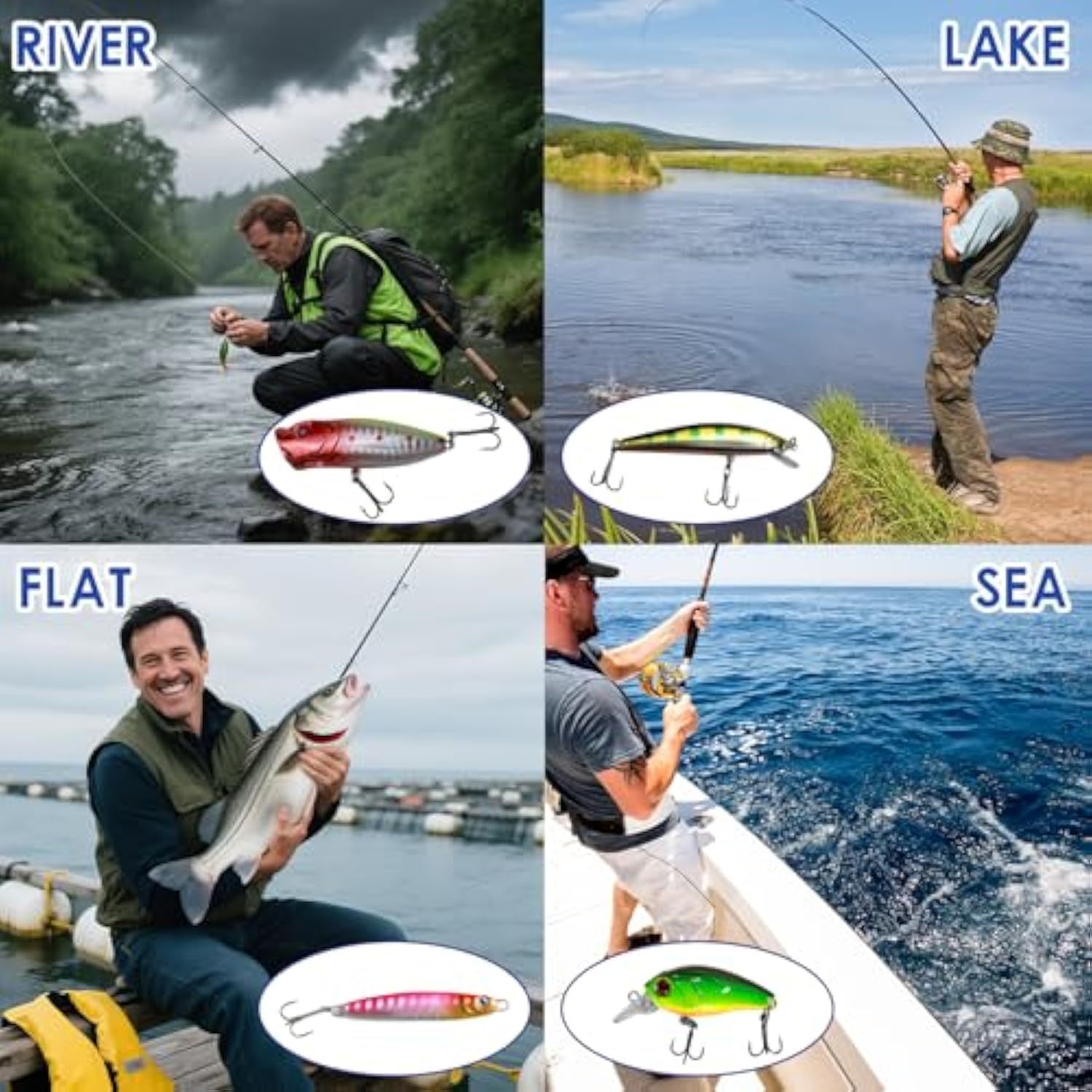 Fishing Advent Calendar 2025 for Men, Adult Anglers, Teen Boys - 24 Days Christmas Countdown Calendar with Fishing Lures Set | Unique Xmas Gifts for Dad, Boyfriend, Fishermen