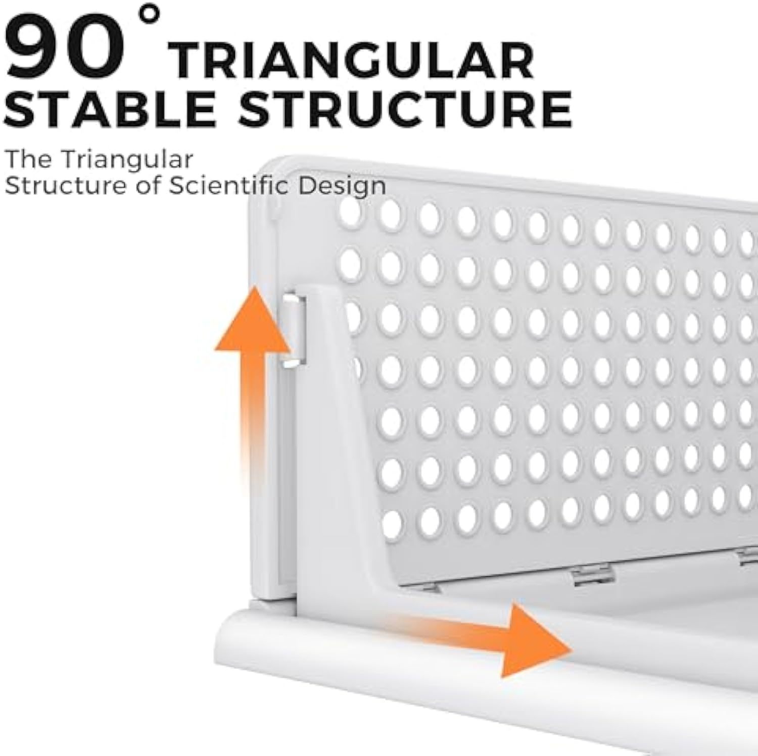 6 Pack Closet Organizers Storage Box, Stackable Plastic Drawer Basket for Clothing, Stackable Storage Bins Shelf Storage Container for Closet Wardrobe Bedroom Bathroom Office White