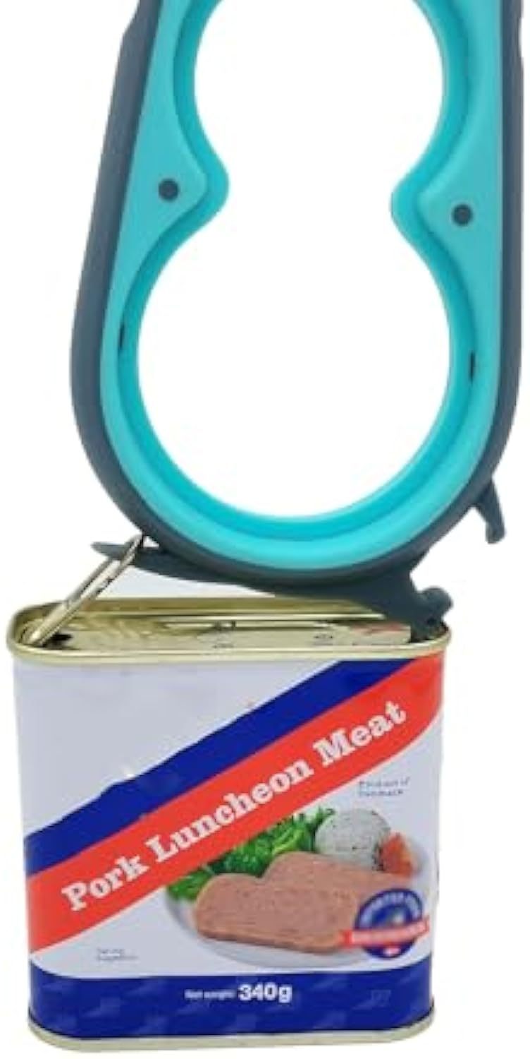 Jar Opener Bottle Opener and Can Opener for Weak hands, Seniors with Arthritis and Anyone with Low Strength, Mutil Jar Opener Get Lids Off Easily (Blue and Grey)