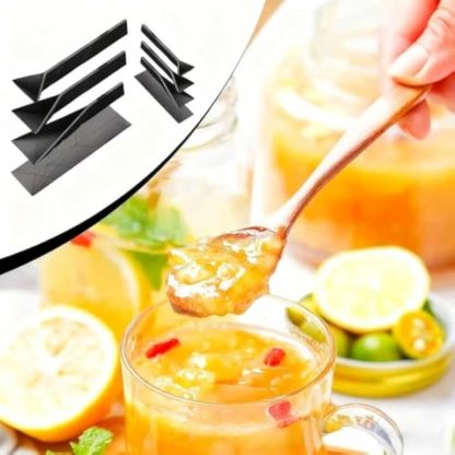 Adjustable Silicone Measuring Spoons Set with Magnetic Flat Cup – Ideal for Accurate Measurement of Flour, Salt, Powder, Chocolate, Butter, and Honey – Perfect for Cooking and Baking Needs(Blue)