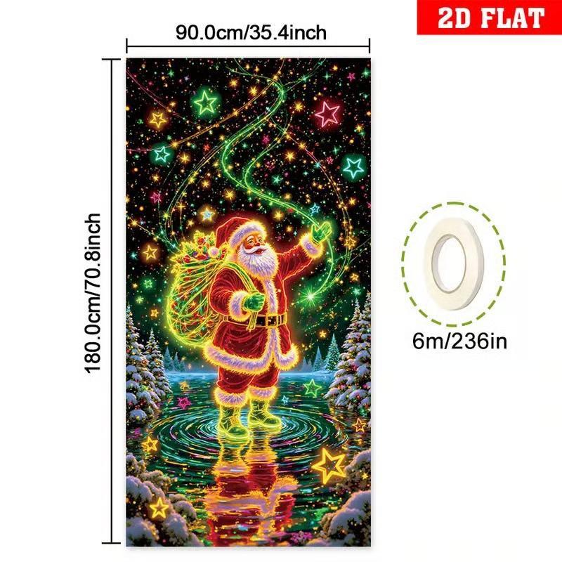 ⏰Christmas Limited Sale 49% OFF!!🎄Christmas Door Cover For Instant Holiday Decor