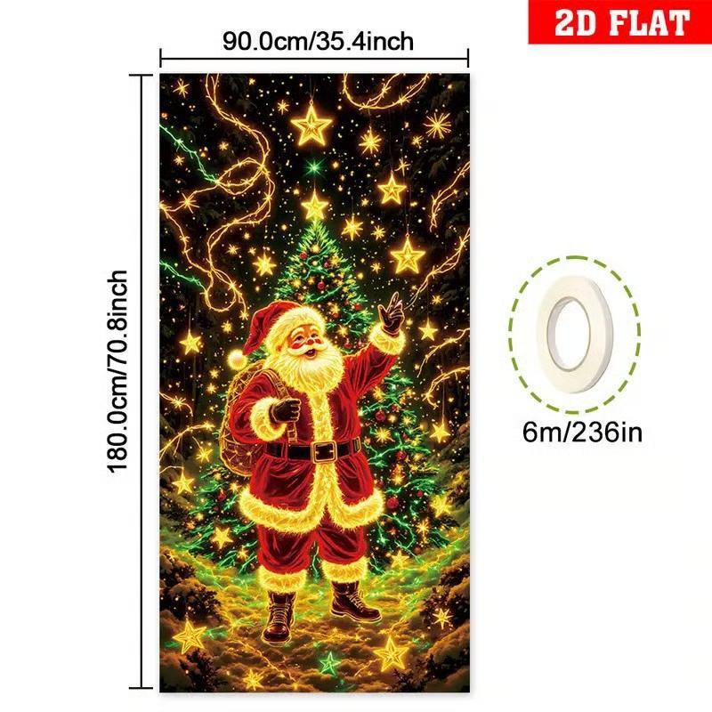 ⏰Christmas Limited Sale 49% OFF!!🎄Christmas Door Cover For Instant Holiday Decor