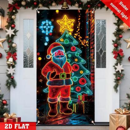 ⏰Christmas Limited Sale 49% OFF!!🎄Christmas Door Cover For Instant Holiday Decor
