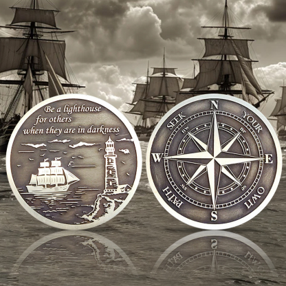 Guiding Light Compass Coin