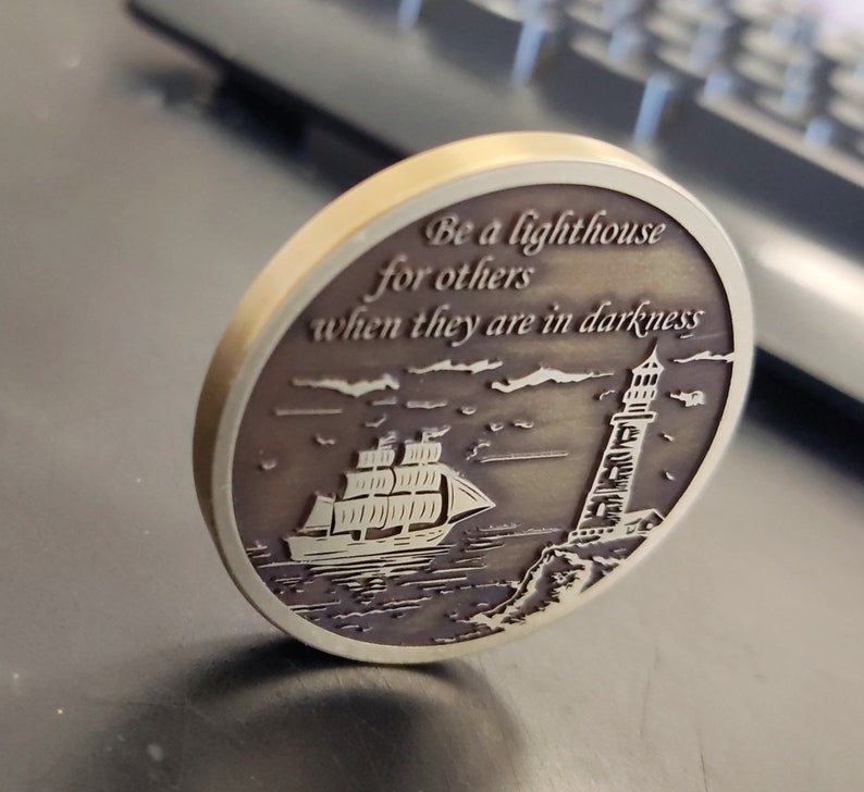 Guiding Light Compass Coin