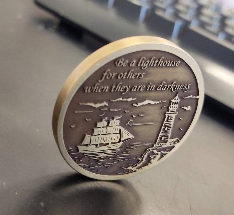 Guiding Light Compass Coin