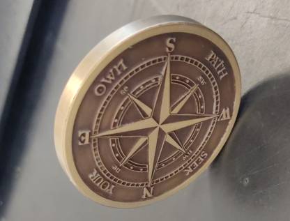 Guiding Light Compass Coin