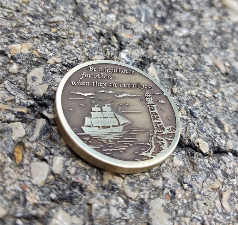 Guiding Light Compass Coin