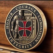 🛡️ Knight Templar Prayer Coin