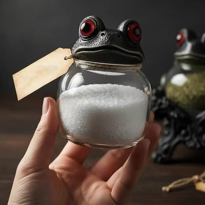 Handcrafted Witchy Frog Apothecary Spice Jars 🐸🧙