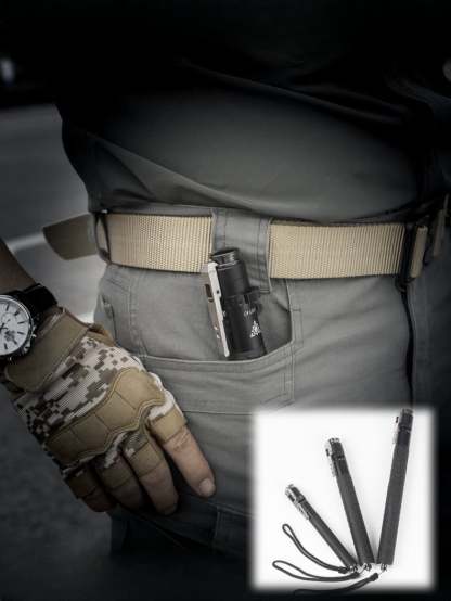 BUY 2 GET 5% OFF & FREE SHIPPING🔒✨Retractable Baton with Safety Lock