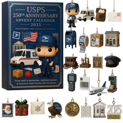 50% OFF SALE-USPS 250th Anniversary 2025 Advent Calendar