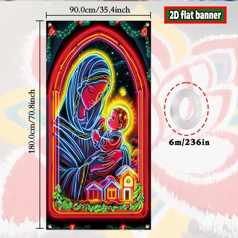 ⏰Christmas Limited Sale 49% OFF!!🎄Christmas Door Cover For Instant Holiday Decor