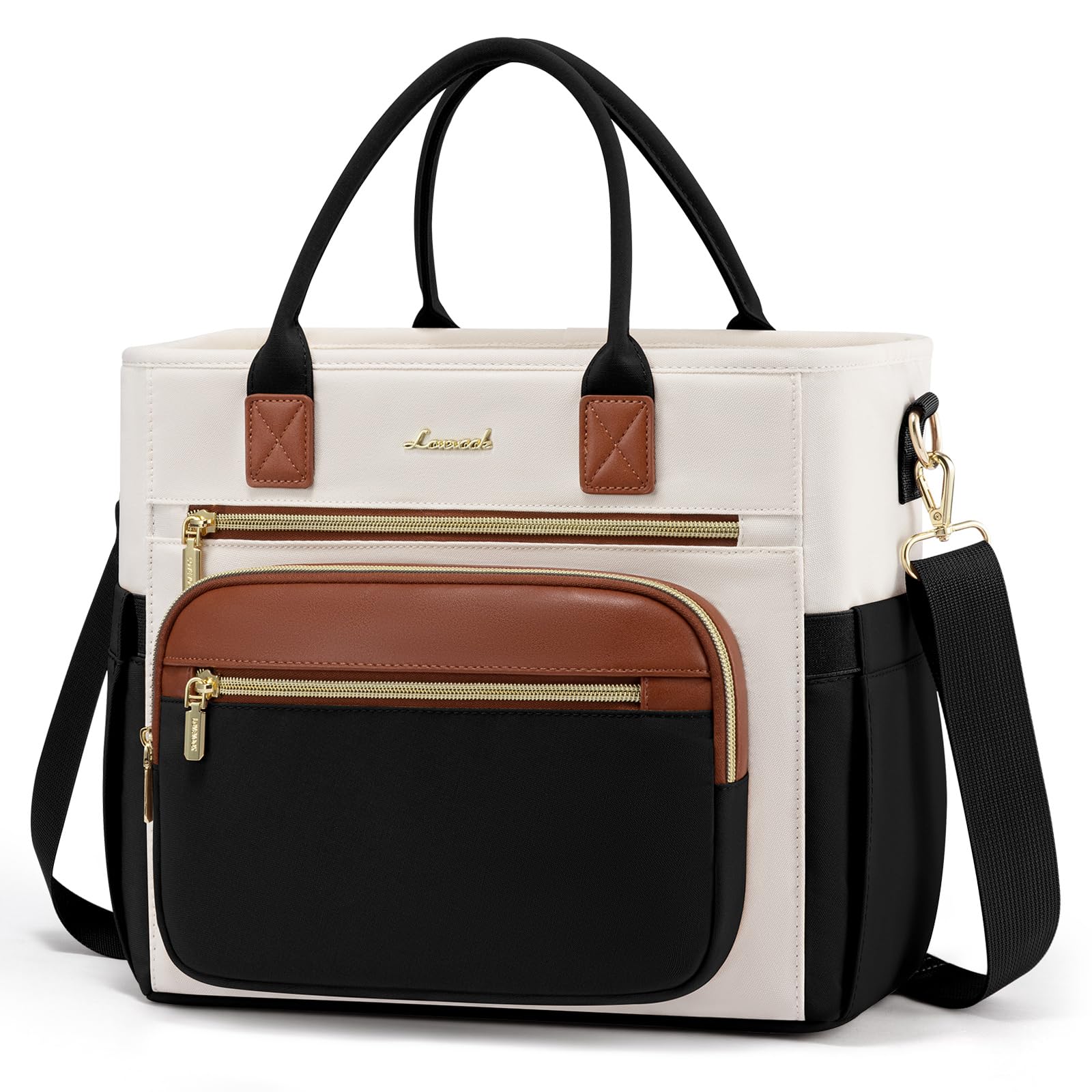 Insulated Lunch Bag Women,Wide Opening Adult Lunch Box Women,Large Leakproof Cooler Bag for Work Picnic Beach Family College,Lunch Teacher Tote Bag with Adjustable Shoulder Strap Cup Holder