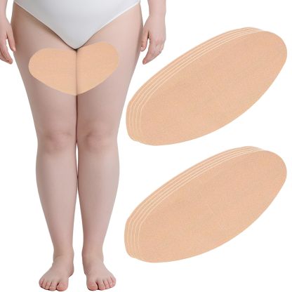 Inner Thigh Anti Chafing Patches 10 Pcs Thigh Friction Tapes Chafing Prevention Rub Pads Women Girls - Light Skin Tone