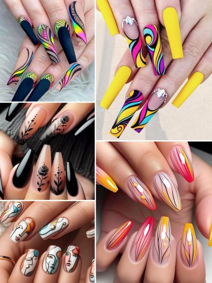 12 Color Nail Art Pens
