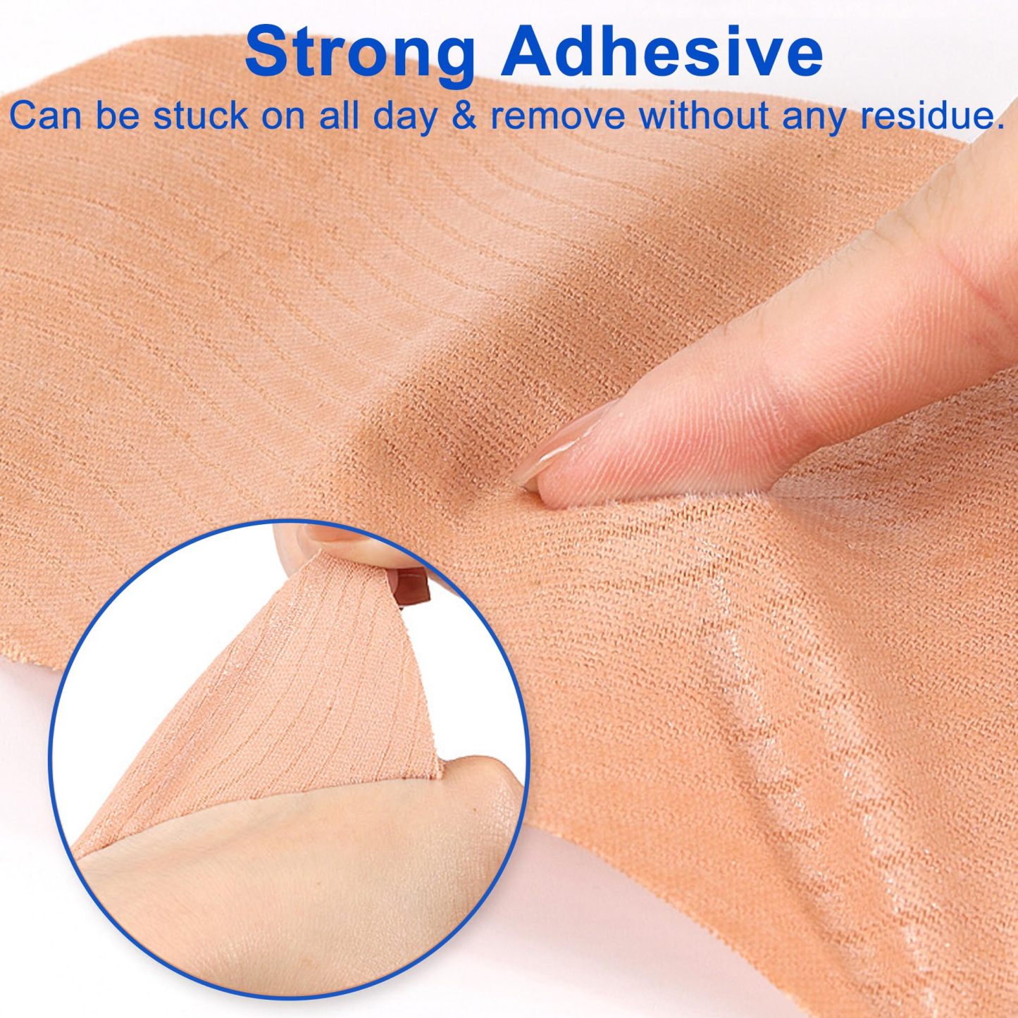 Inner Thigh Anti Chafing Patches 10 Pcs Thigh Friction Tapes Chafing Prevention Rub Pads Women Girls - Light Skin Tone