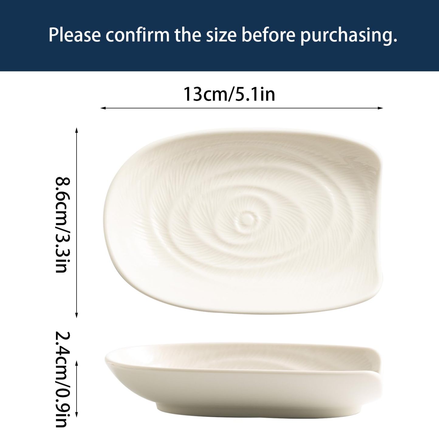 Ceremic Spoon Rest for Stove Top, Spoon Holder for Kitchen Counter, Coffee Spoon Rest, Cooking Utensil Rest for Ladles, Kitchen Decor, Housewarming Gifts, 1 pack (white)