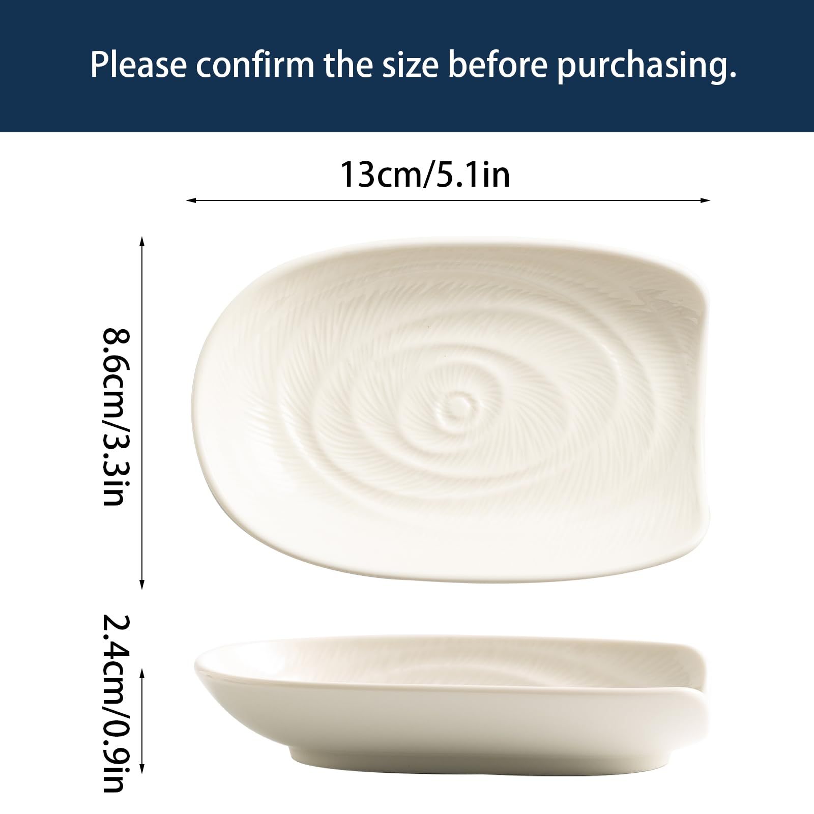 Ceremic Spoon Rest for Stove Top, Spoon Holder for Kitchen Counter, Coffee Spoon Rest, Cooking Utensil Rest for Ladles, Kitchen Decor, Housewarming Gifts, 1 pack (white)