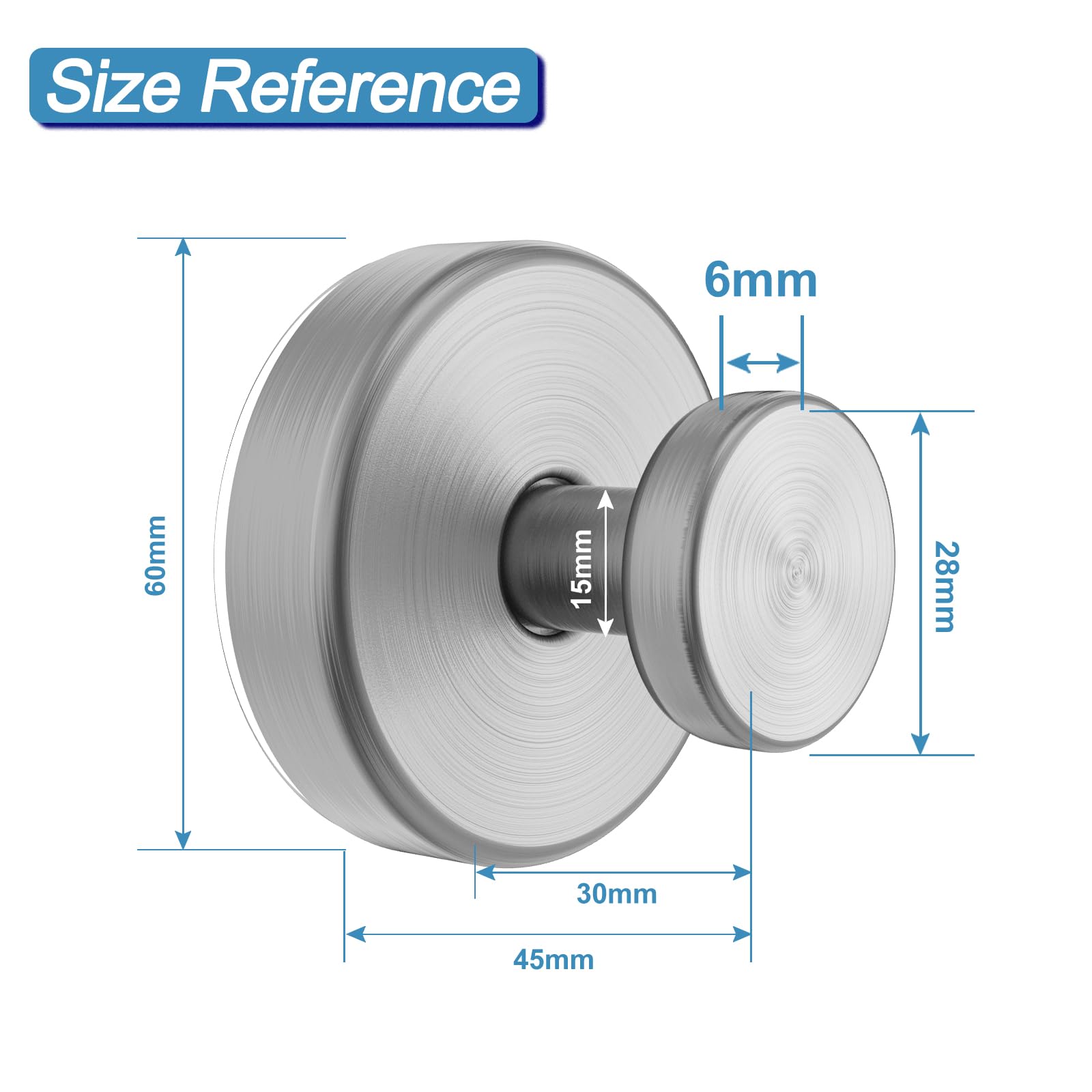 Suction Cup Hooks for Glass Window, Mirror, Wreaths - Shower Hooks for Inside Shower, No Drill Towel Hooks for Bathrooms, Bath Robe Coat Looafh Hook for Hanging - Silver(2 Pack)