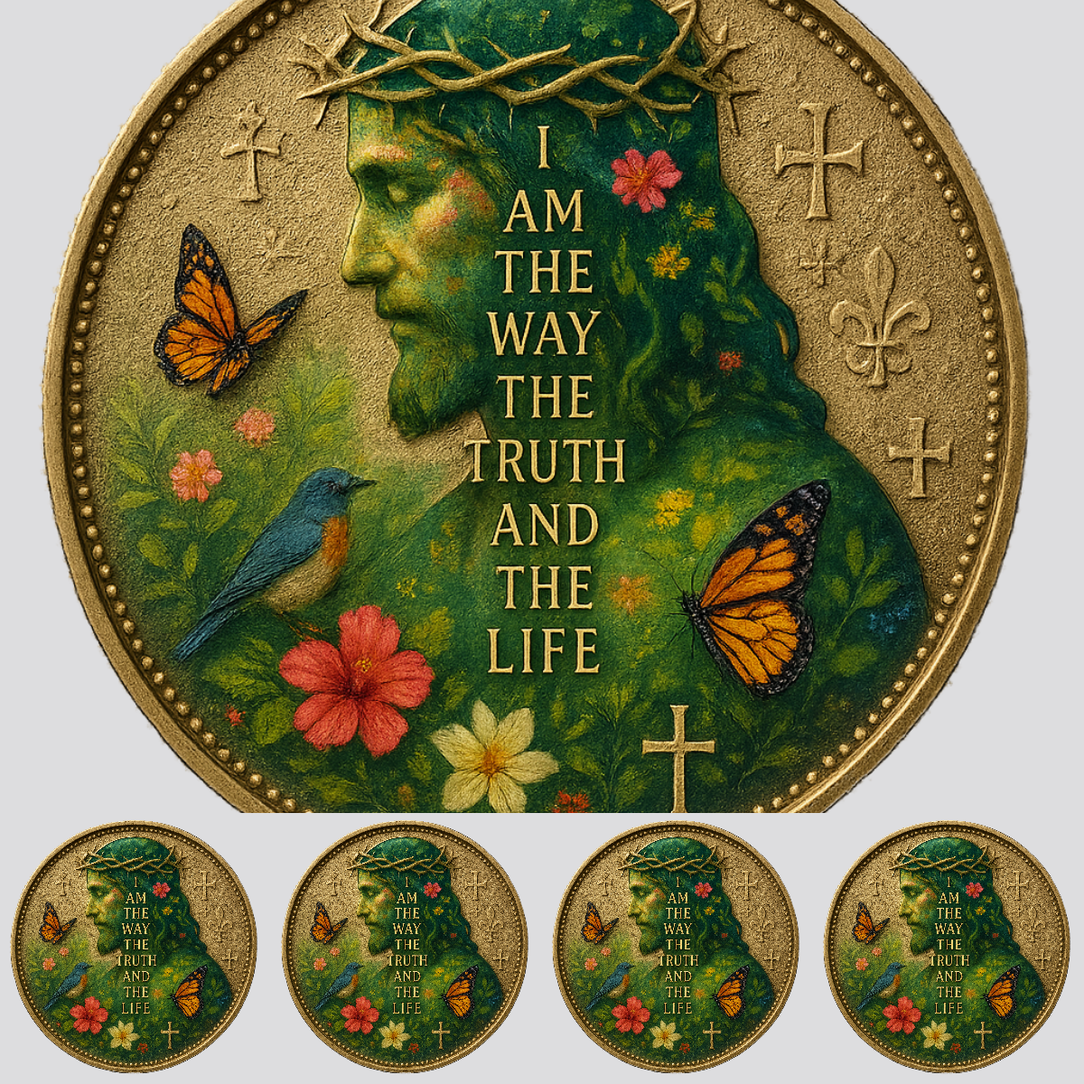 🏆Flash Sale 60% OFF - 🙏"The Way, The Truth, The Life" Commemorative Coin