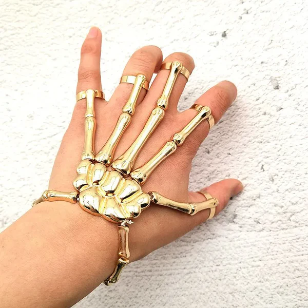 🔥LAST DAY 49% OFF - Necromantic Armor Skeleton Bracelet and Finger Claws