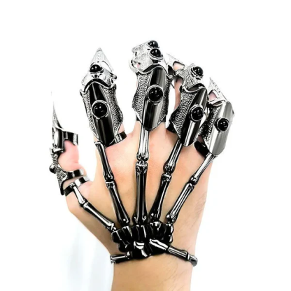 🔥LAST DAY 49% OFF - Necromantic Armor Skeleton Bracelet and Finger Claws