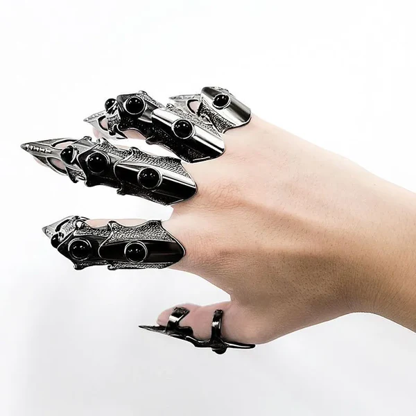 🔥LAST DAY 49% OFF - Necromantic Armor Skeleton Bracelet and Finger Claws