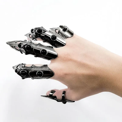 🔥LAST DAY 49% OFF - Necromantic Armor Skeleton Bracelet and Finger Claws