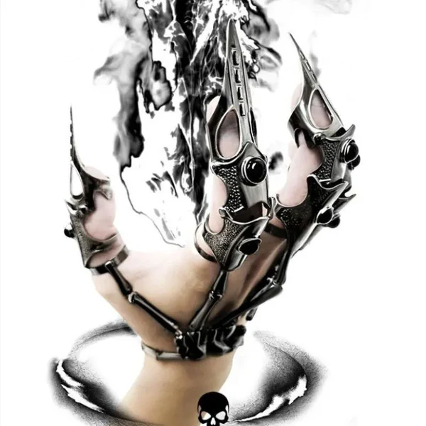 🔥LAST DAY 49% OFF - Necromantic Armor Skeleton Bracelet and Finger Claws