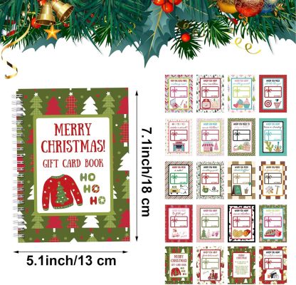 🎁🎅🏼MERRY CHRISTMAS! GIFT CARD BOOK📚Hardcover & Durability Line