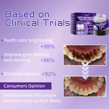 AQA™ Teeth Restoration Mineral Powder🦷(ADA recommended) (🎁Flash Sale - Don’t Miss Out)