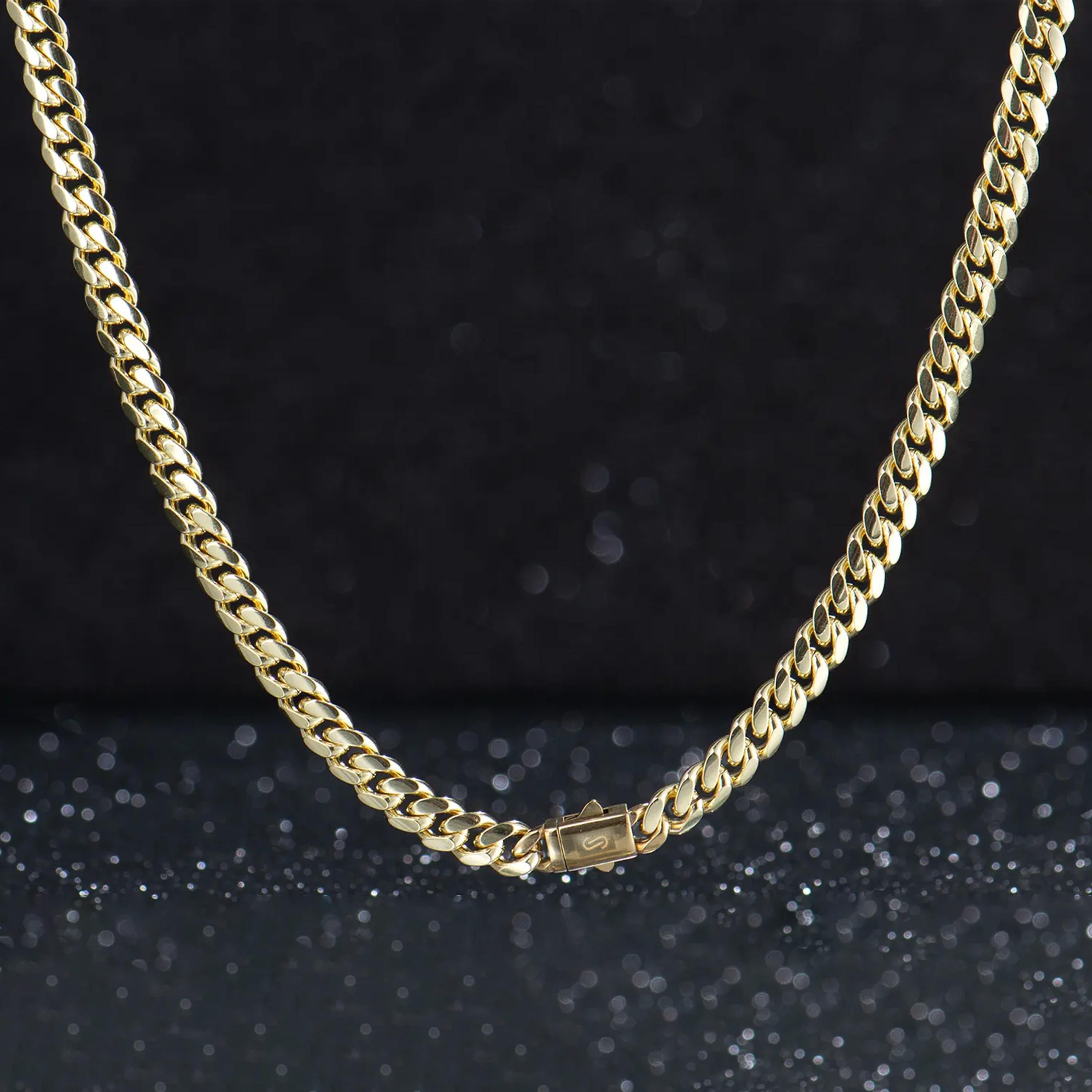 musthavestroe Real Gold-Plated Royal Monaco Cuban Necklace, Italian Jewelry for Men & Women, Gift for Fashion Lovers