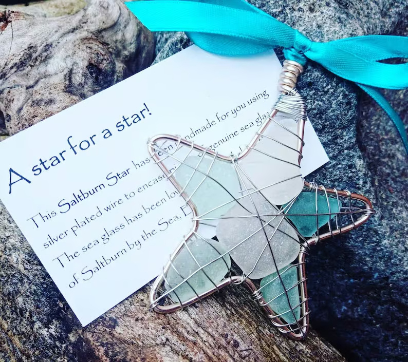 Sea Glass Ornaments Gift
