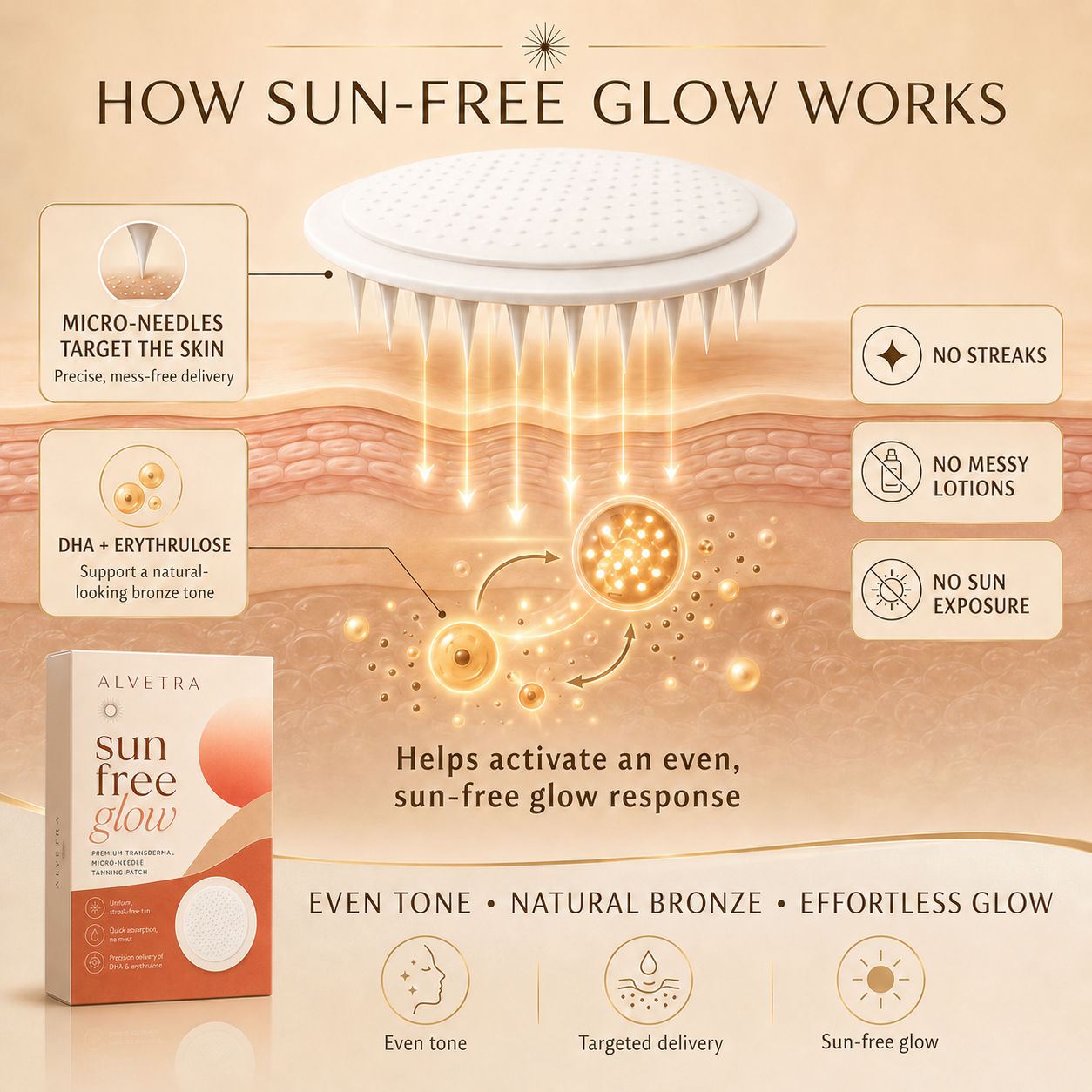 SunFree Transdermal Tanning Patch