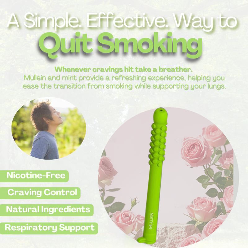 🎁Hot Sale Promotion 49% OFF🔥 NEW Mullein Lung Detox Chewer with Essential Oils