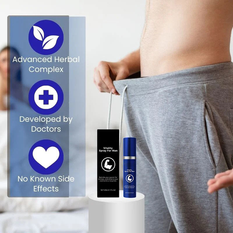 BUY 2 GET 1 FREE🔥🔥 Vitality Spray For Men 🍆 Powerful Erections in Just 3 Minutes! | Powered by NATRAVOR®