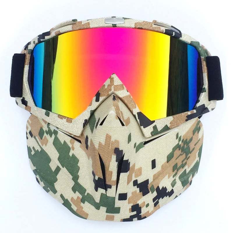 🥽Premium Windproof Anti-Fog Motorcycling And Skiing Sport Mask Goggles