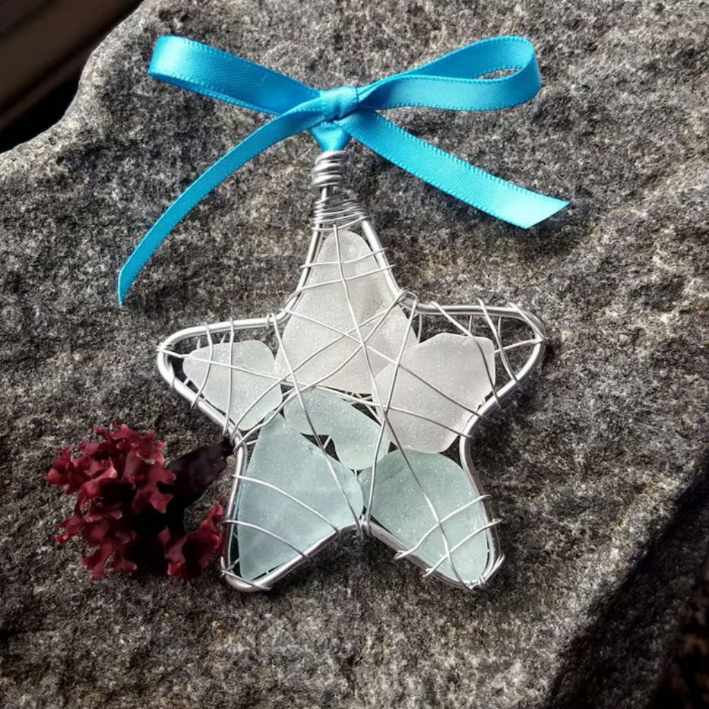 Sea Glass Ornaments Gift
