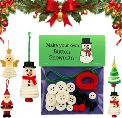 DIY Button Highland Cow Craft Kit