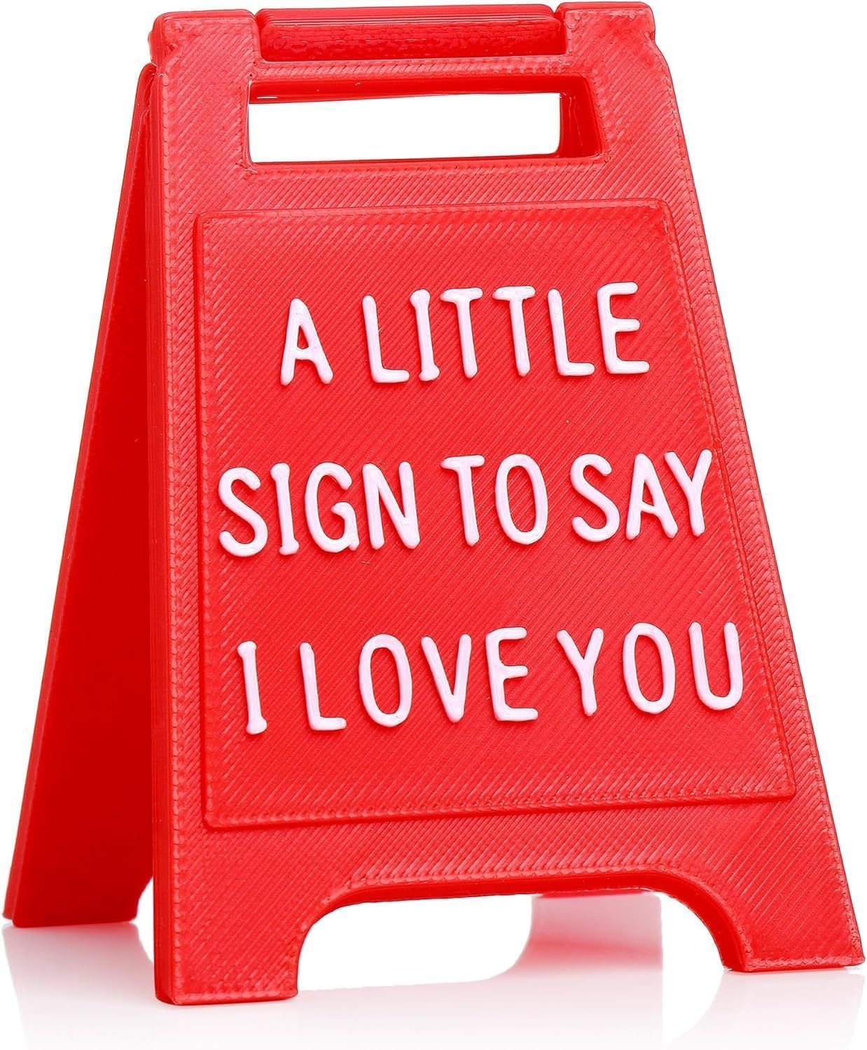 Mini Sign Valentine's Decoration Anniversary Present - Romantic I Love