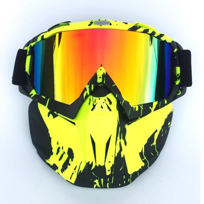 🥽Premium Windproof Anti-Fog Motorcycling And Skiing Sport Mask Goggles