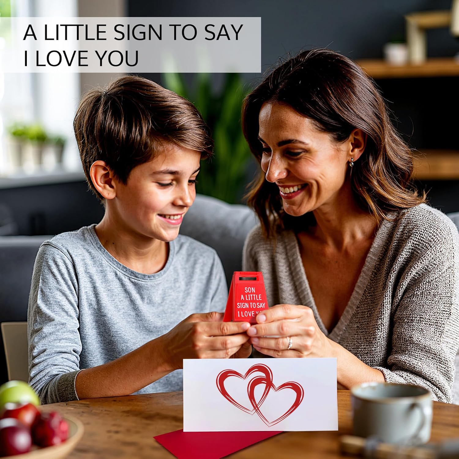 Mini Sign Valentine's Decoration Anniversary Present - Romantic I Love You Sign